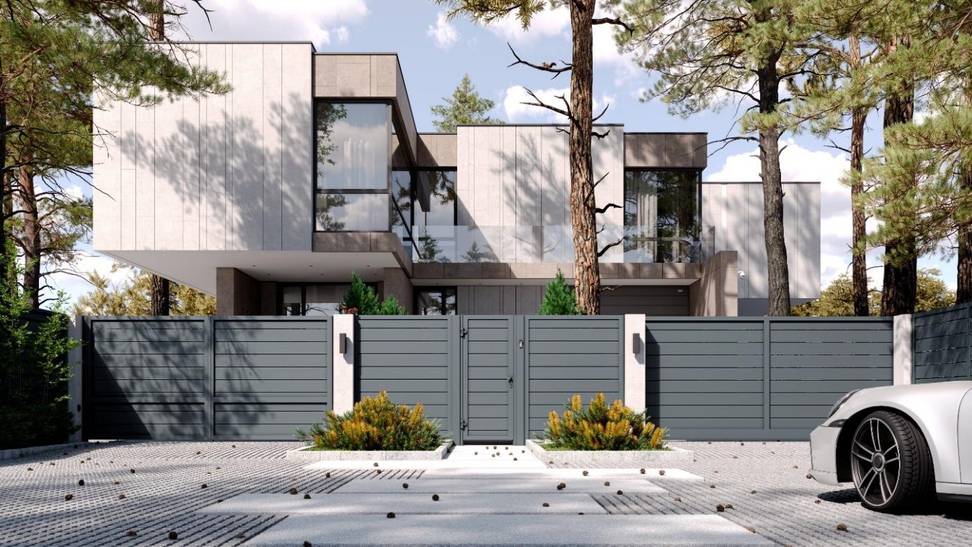 Купить Заполнение «Жалюзи» для въездной группы от производителя